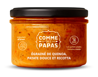 Quinoa, Patate Douce et Ricotta 15m