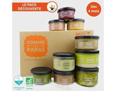 Petit pot bébé bio 4 mois - Premier petit pot bébé bio et frais